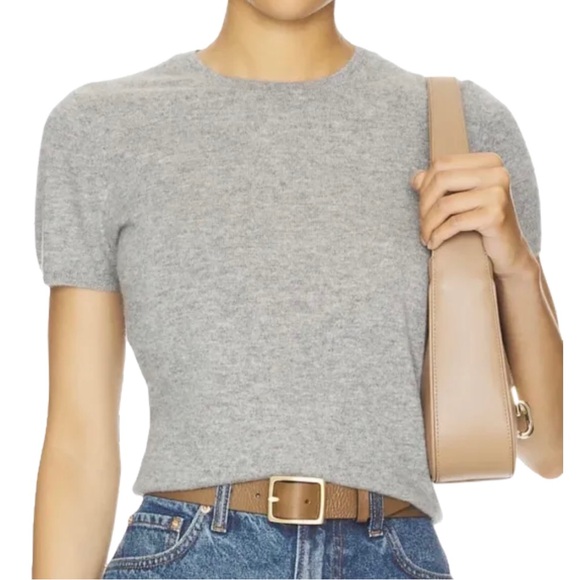 Perfext Tops - The Perfext Grey Cashmere Crop Top Tank Top
